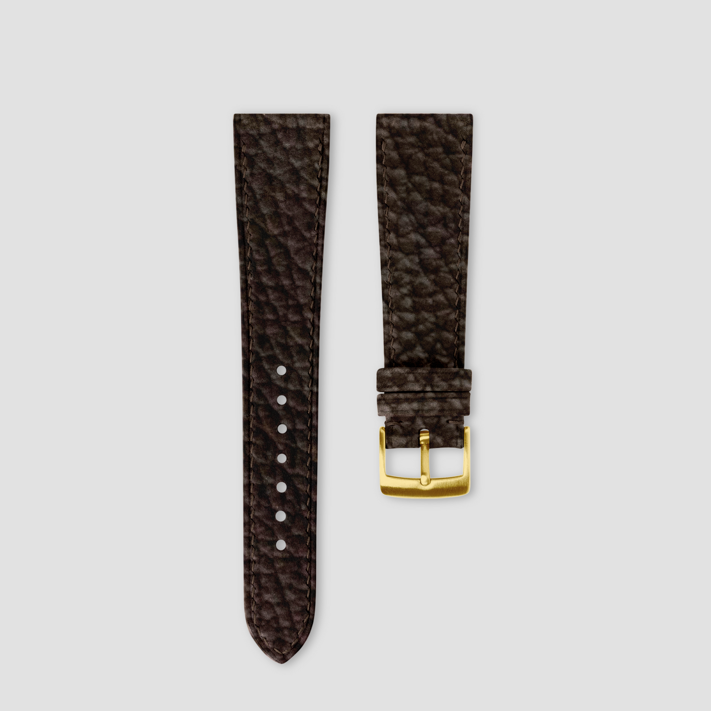 Bespoke Handmade Cocoa Brown Watch Strap
