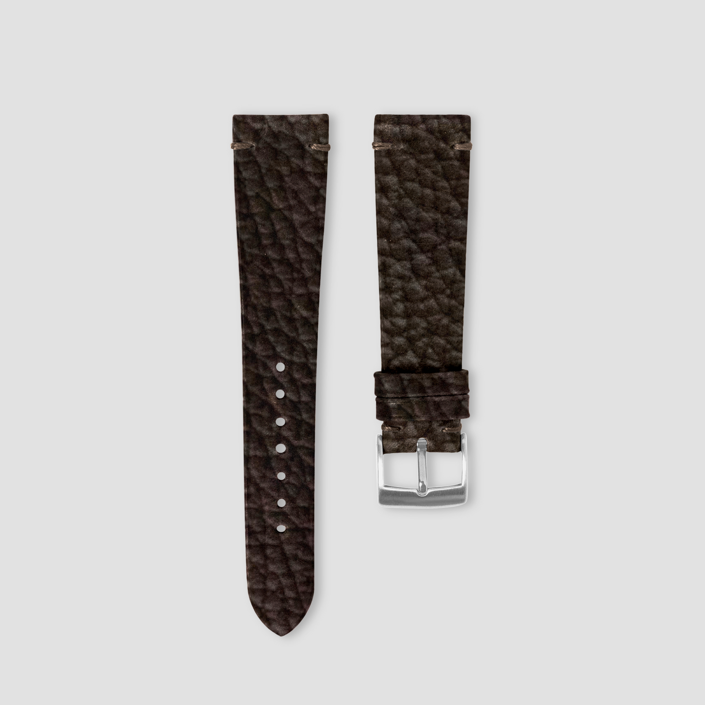 Bespoke Handmade Cocoa Brown Watch Strap