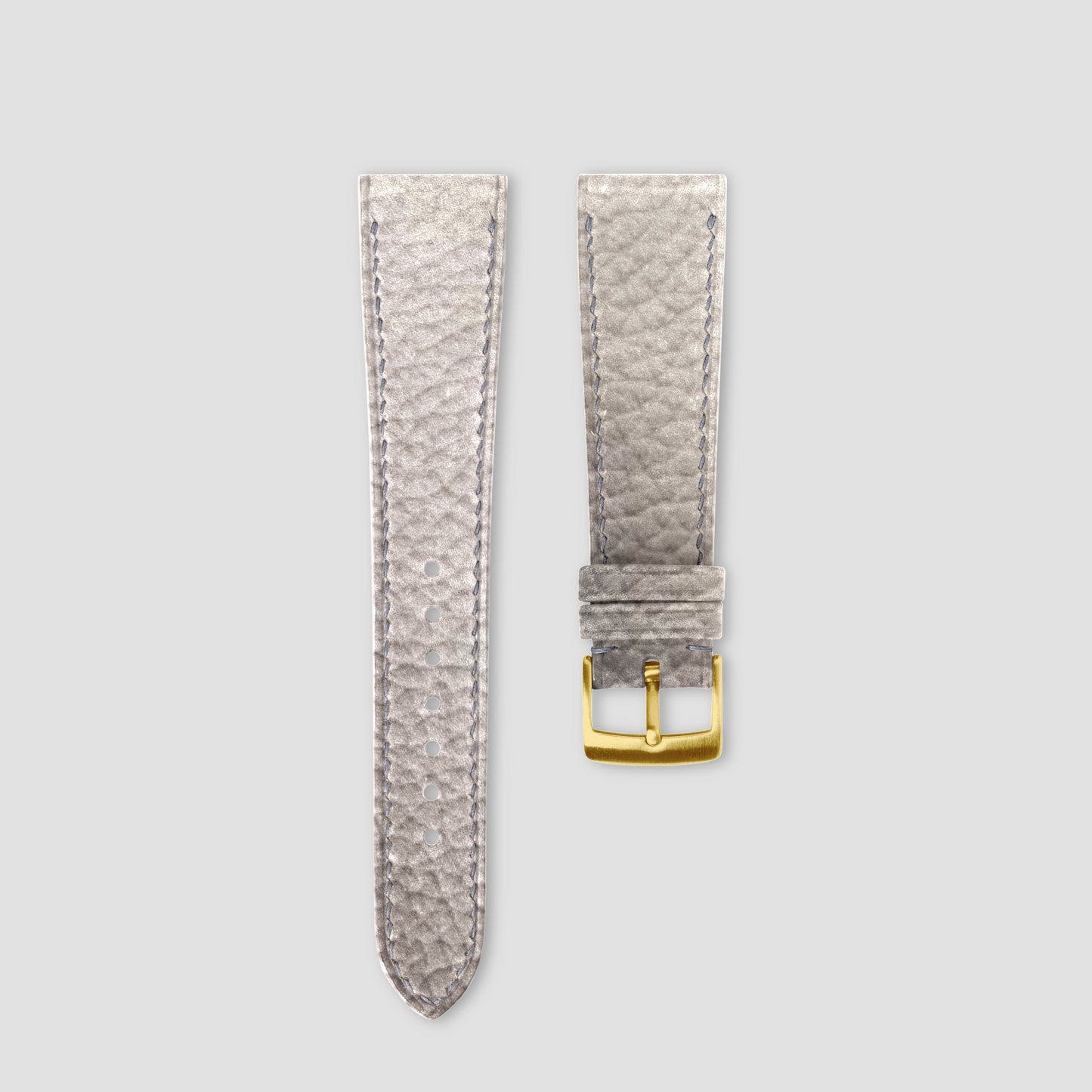 Bespoke Handmade Light Grey Watch Strap