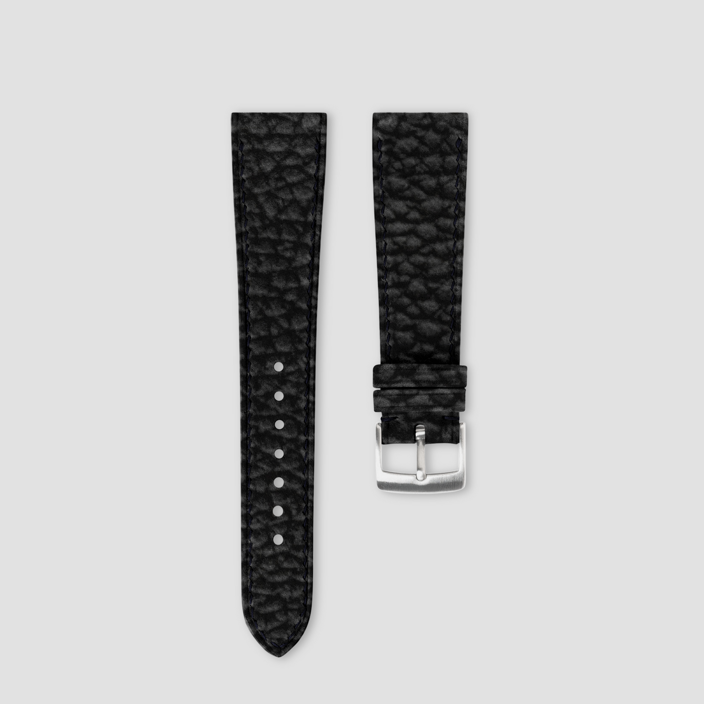 Bespoke Handmade Black Watch Strap