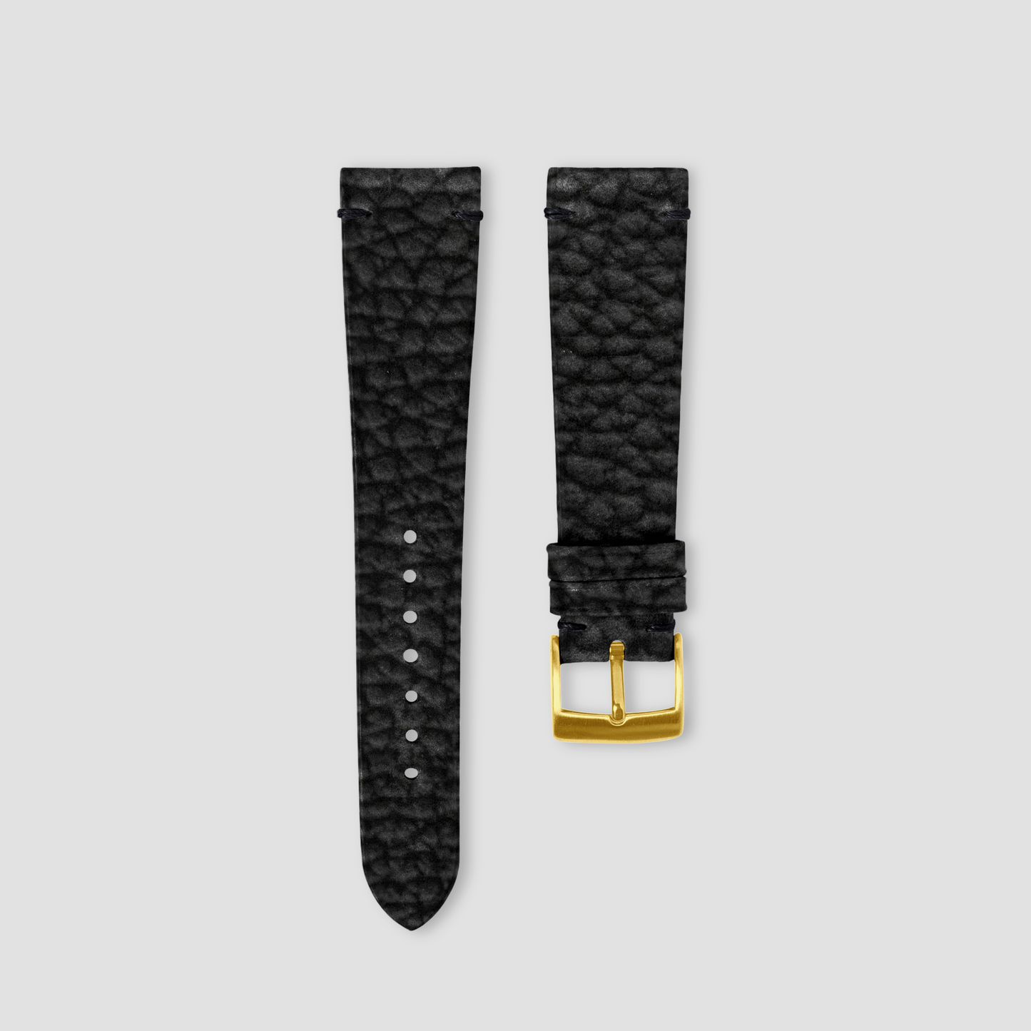 Bespoke Handmade Black Watch Strap