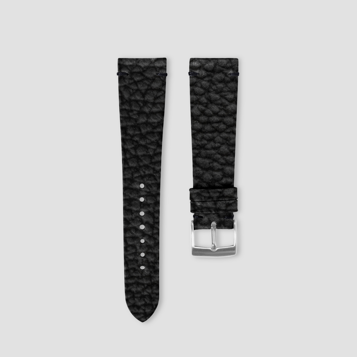 Bespoke Handmade Black Watch Strap
