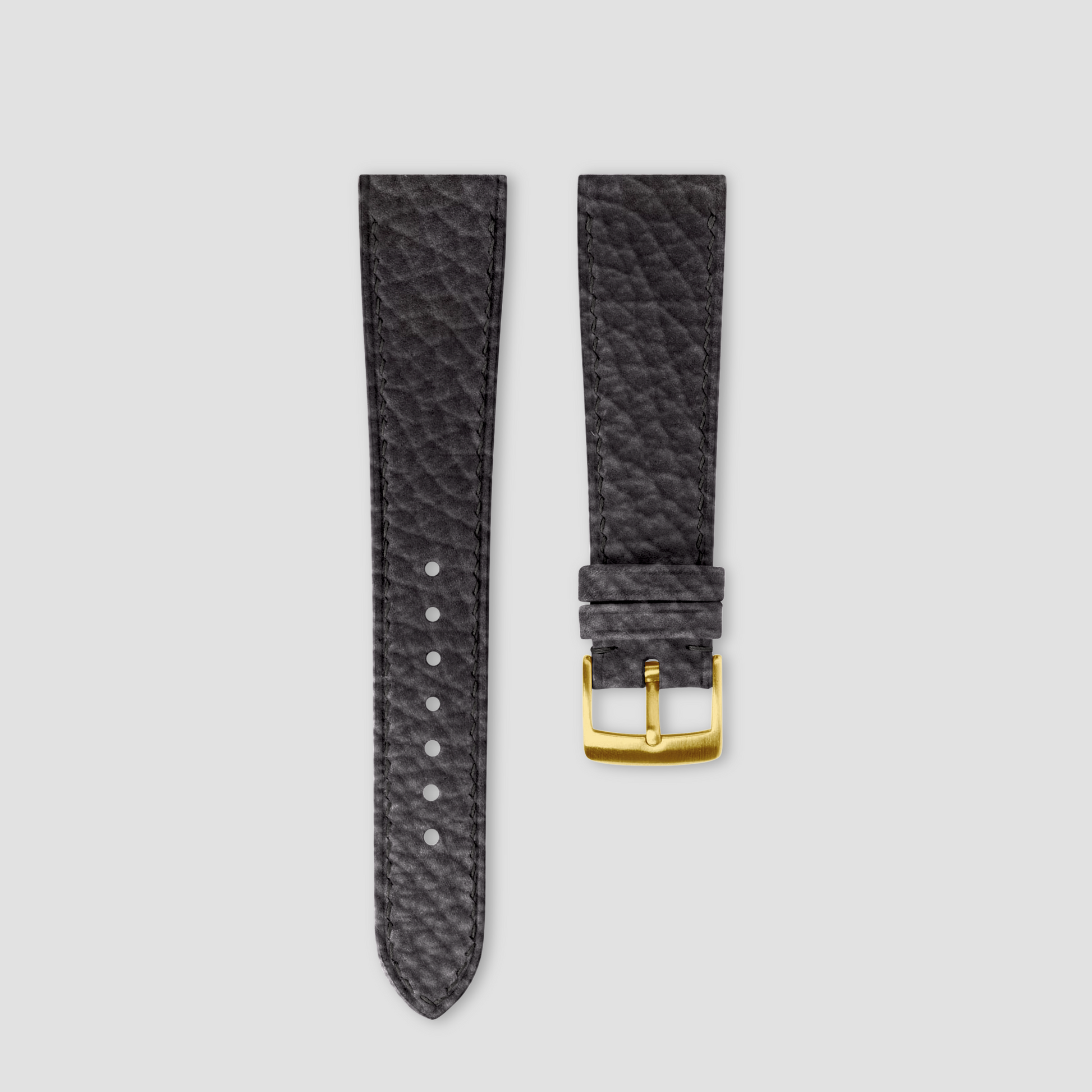 Bespoke Handmade Charcoal Grey Watch Strap