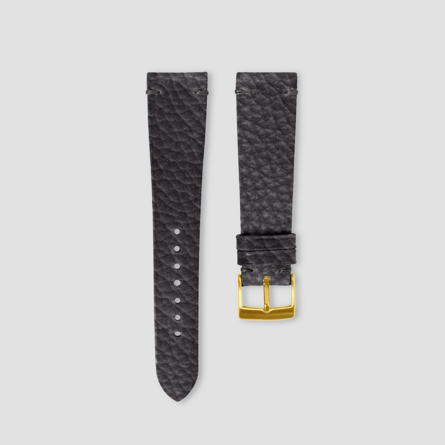 Bespoke Handmade Charcoal Grey Watch Strap
