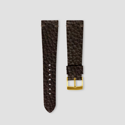 Bespoke Handmade Cocoa Brown Watch Strap