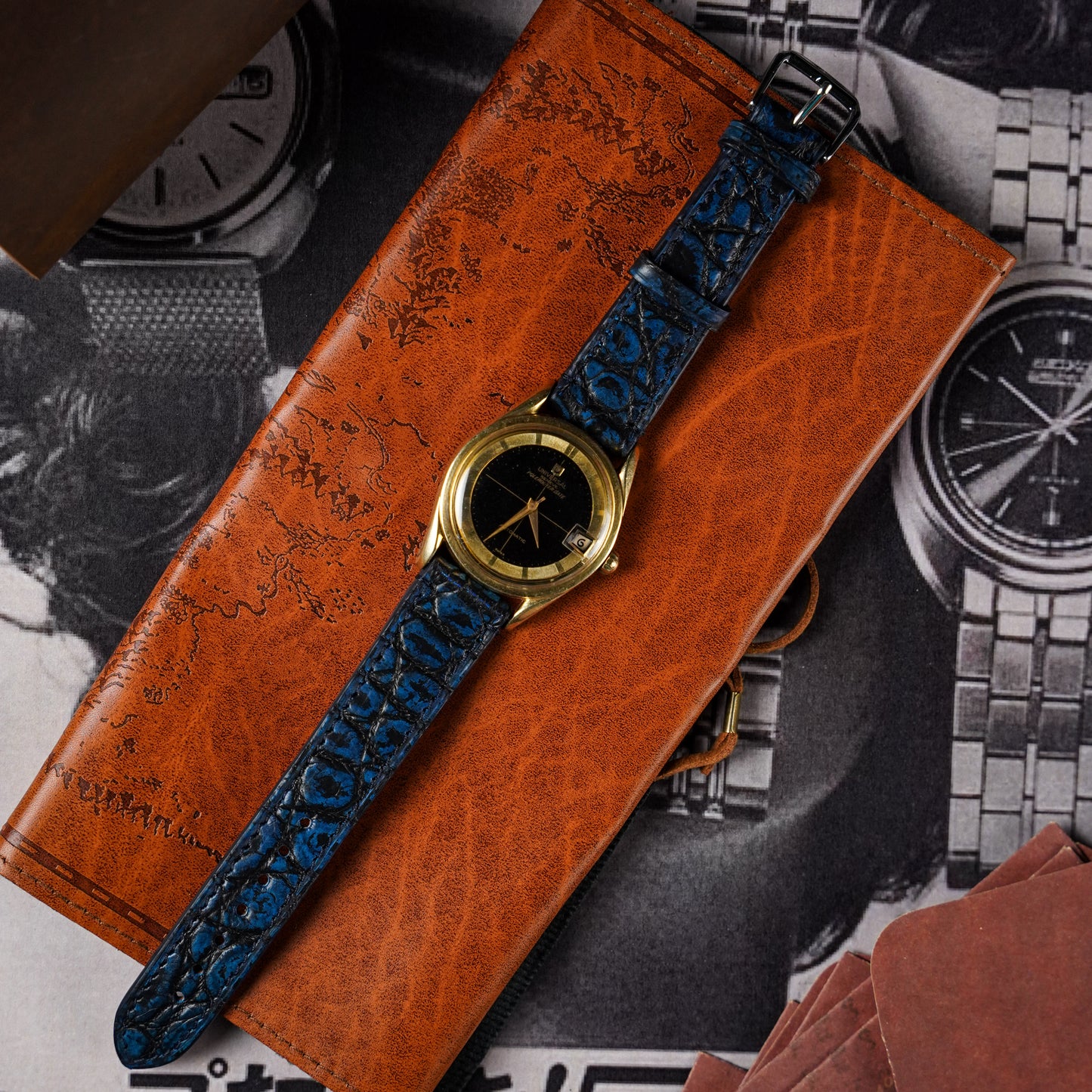 Crocodile | Onyx Blue
