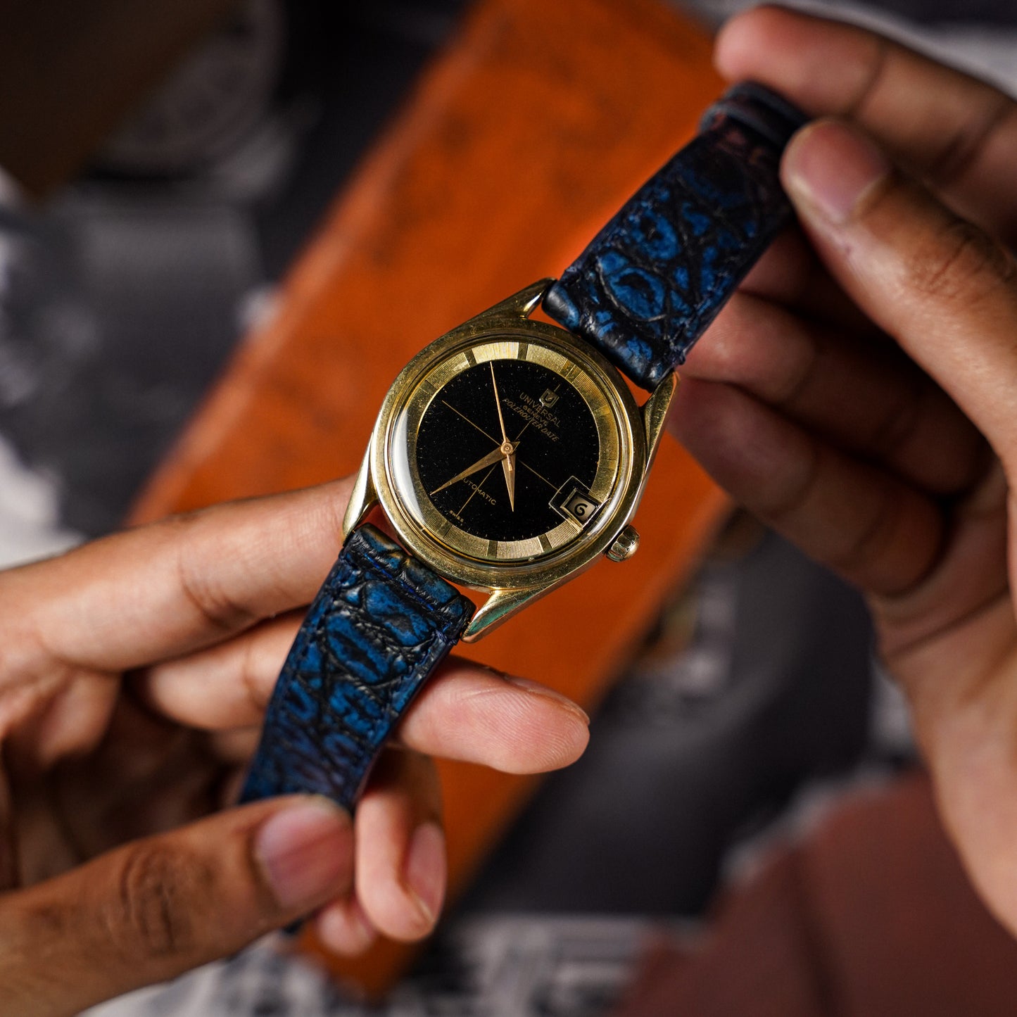 Crocodile | Onyx Blue